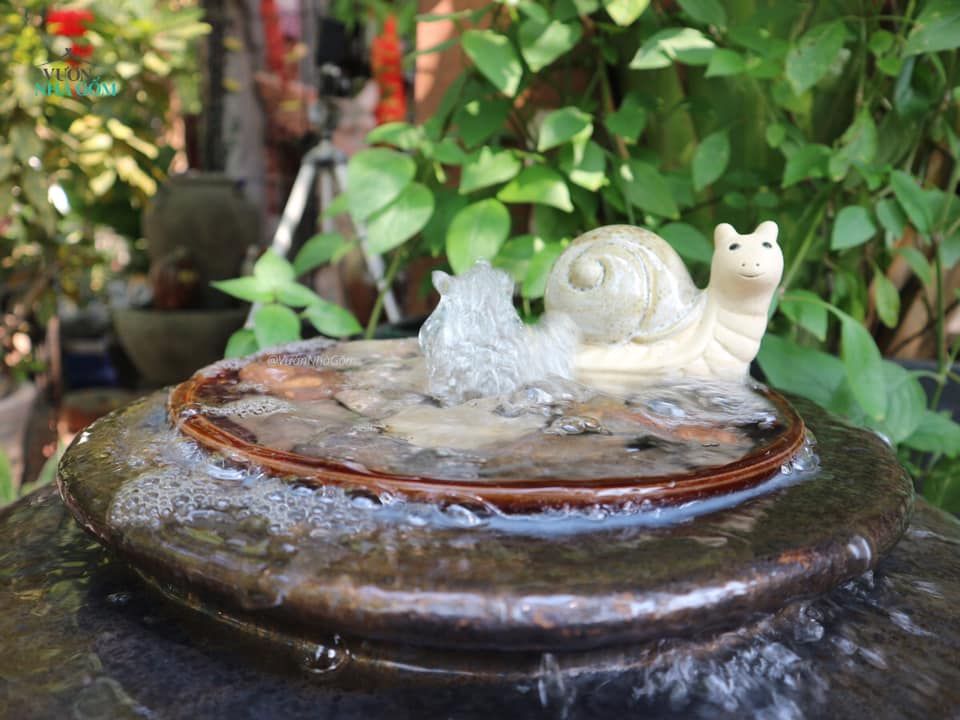 Chóe nước cao men chảy, H130cm