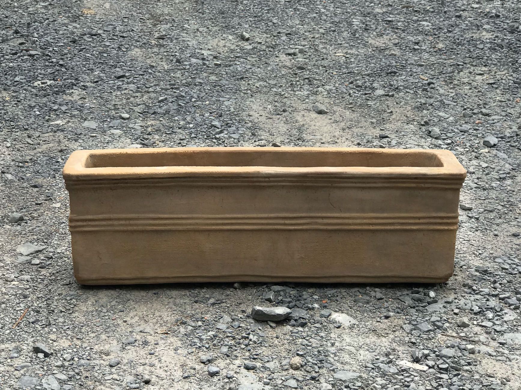 Chậu chữ nhật giả cỗ nhỏ, 50x14x14 cm