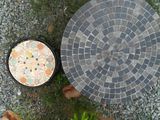  Mosaic hiện đại, bàn gốm tròn, R70cm 