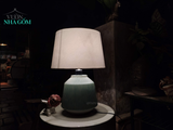  Đèn gốm trang trí cho khách hàng dự án khách sạn, H45 cm 