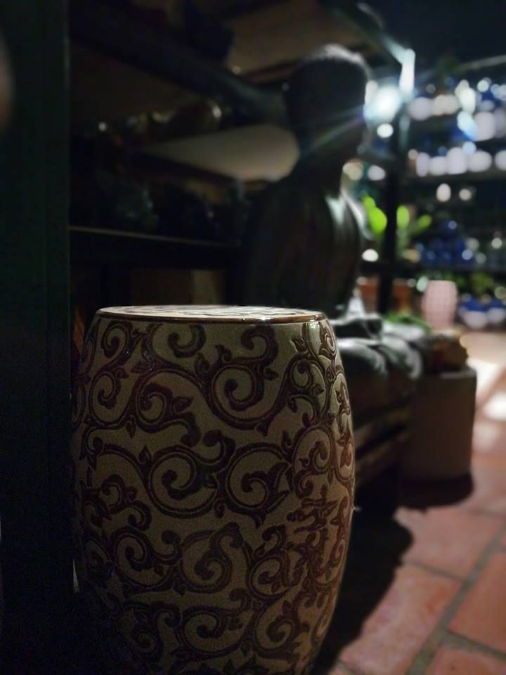 Đôn dây lá cam, C50 x R30cm