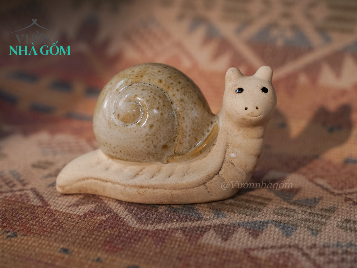 Ốc sên hiền hòa, C8 x D13 cm