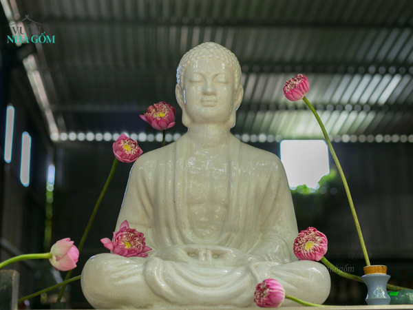  Tượng Phật Thích ca an nhiên, D50xR30xC70 cm 