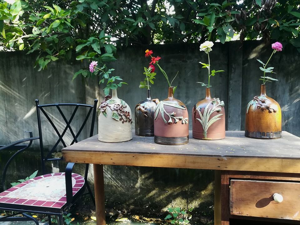 Bình chuông vuốt tay, H26 cm