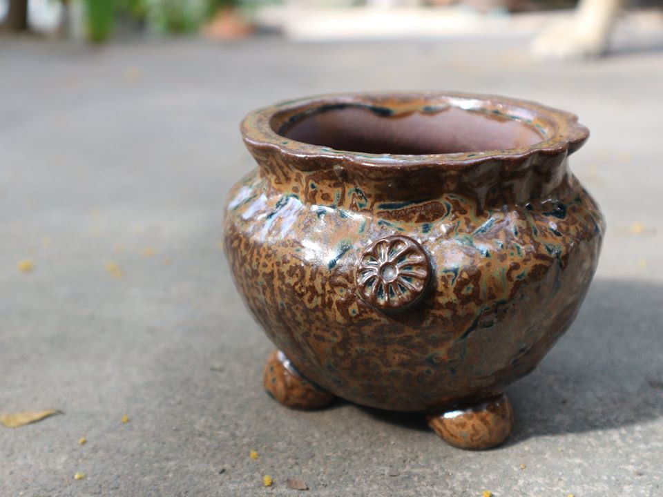 Chậu bonsai Kim 806, 11x13x10 cm