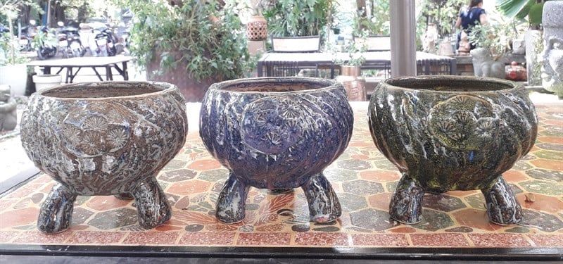 Chậu bonsai Kim 829, 14x17x14 cm - SP000771