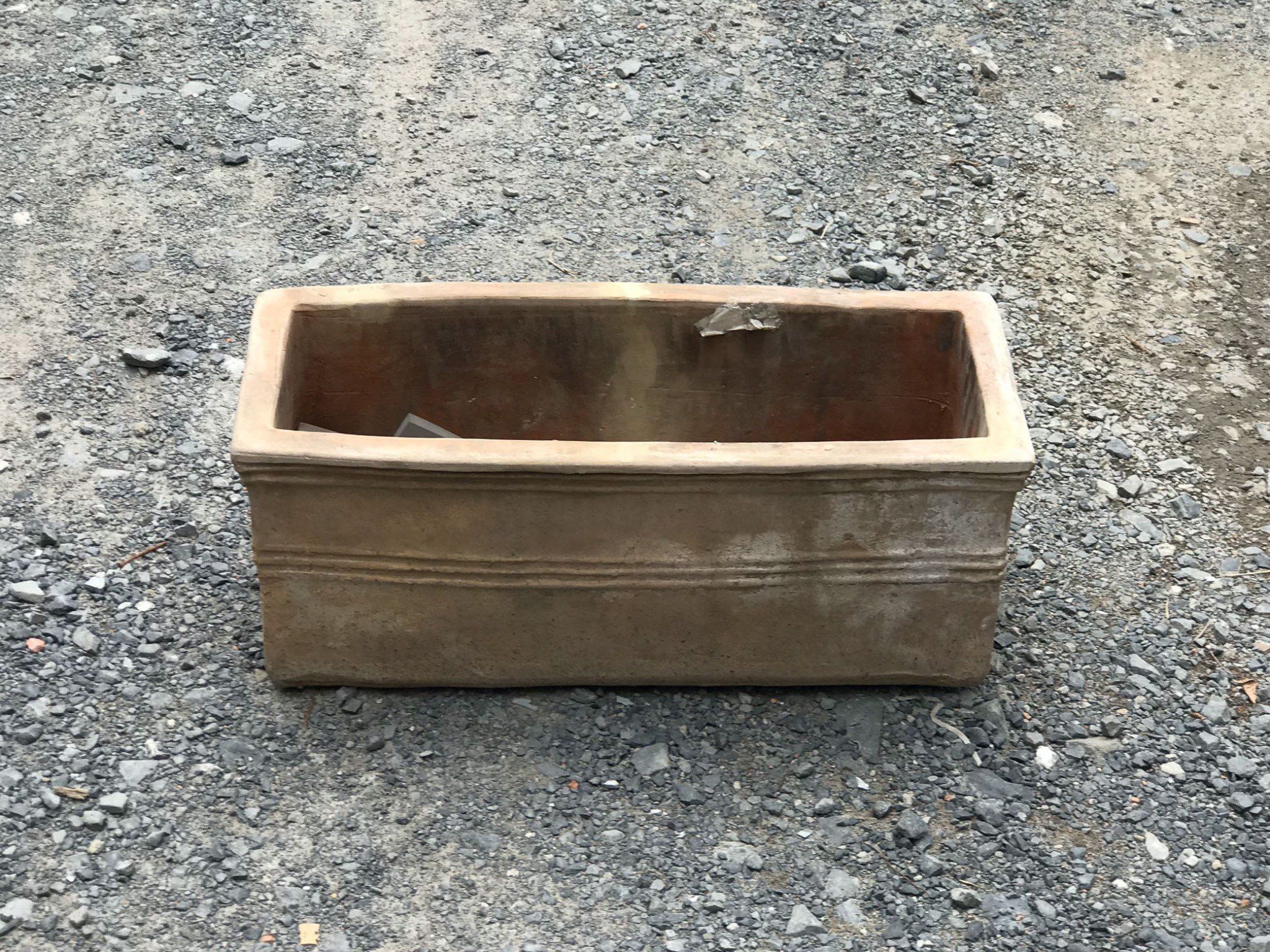 Chậu chữ nhật giả cỗ trung, 62x25x25 cm