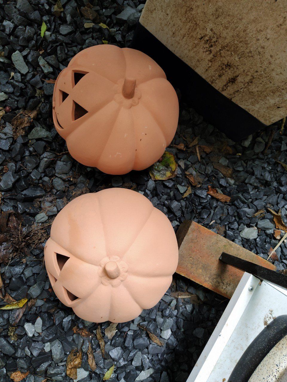 Tượng bí tròn size trung trang trí Halloween, R26xC20 cm