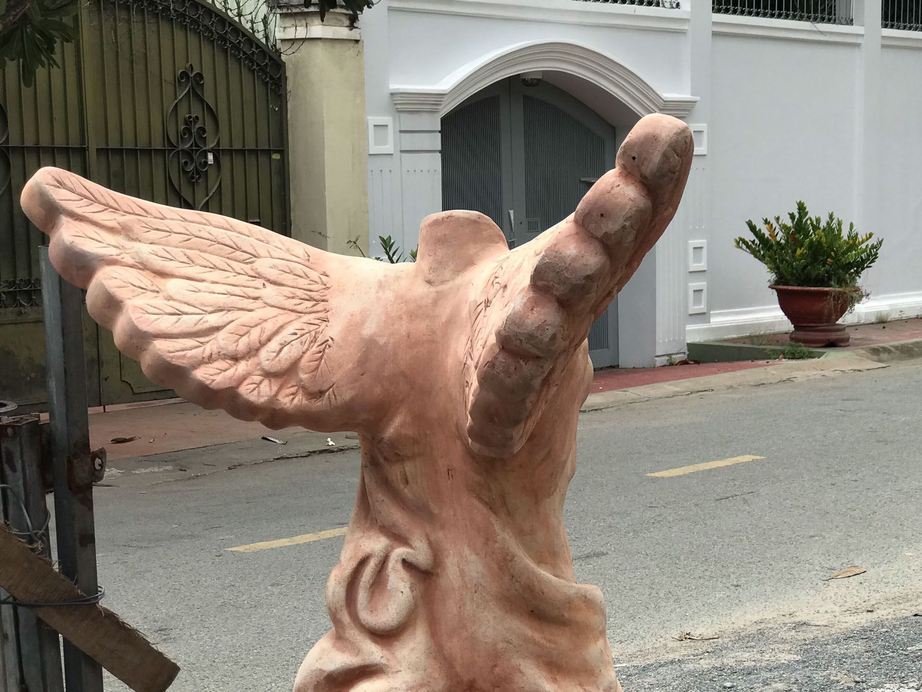Tượng thiên thần giang cánh, R70xC120 cm