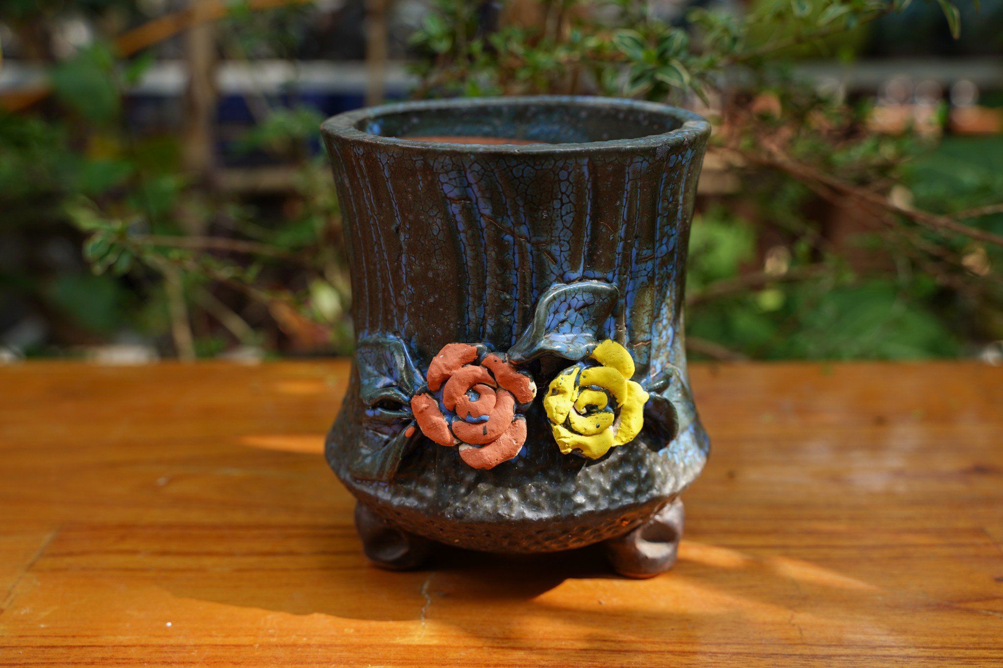 Chậu bonsai Kim 802, R13xC14 cm