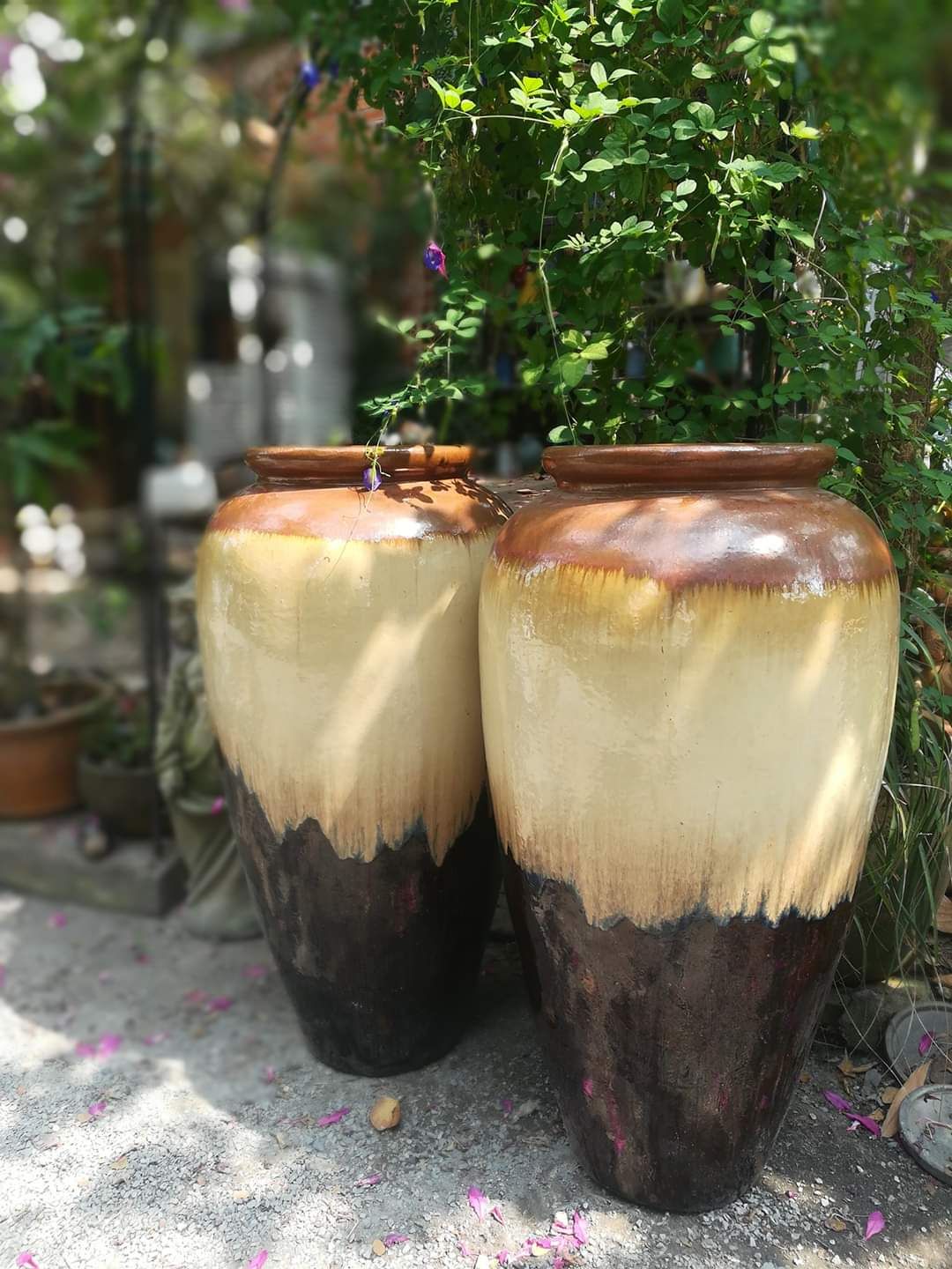 Choé trơn men chảy, H110 cm