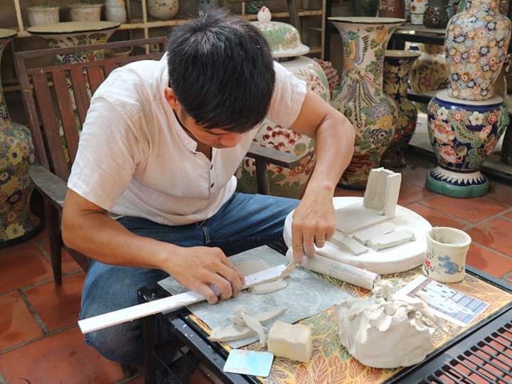 Bộ dụng cụ làm gốm tại nhà