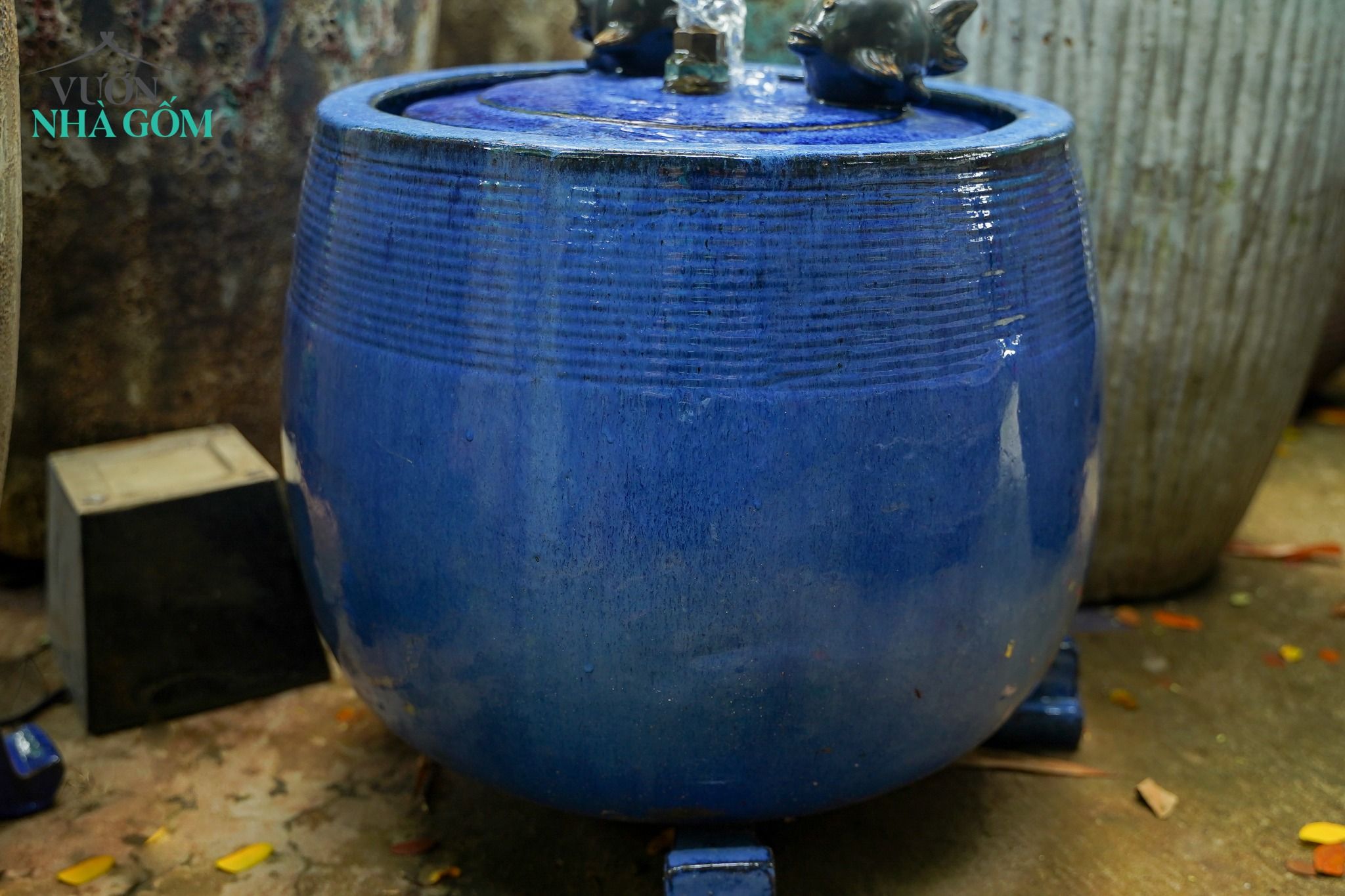 Chóe nước tròn, xanh dương, sản phẩm quy chuẩn xuất khẩu, R45xC35