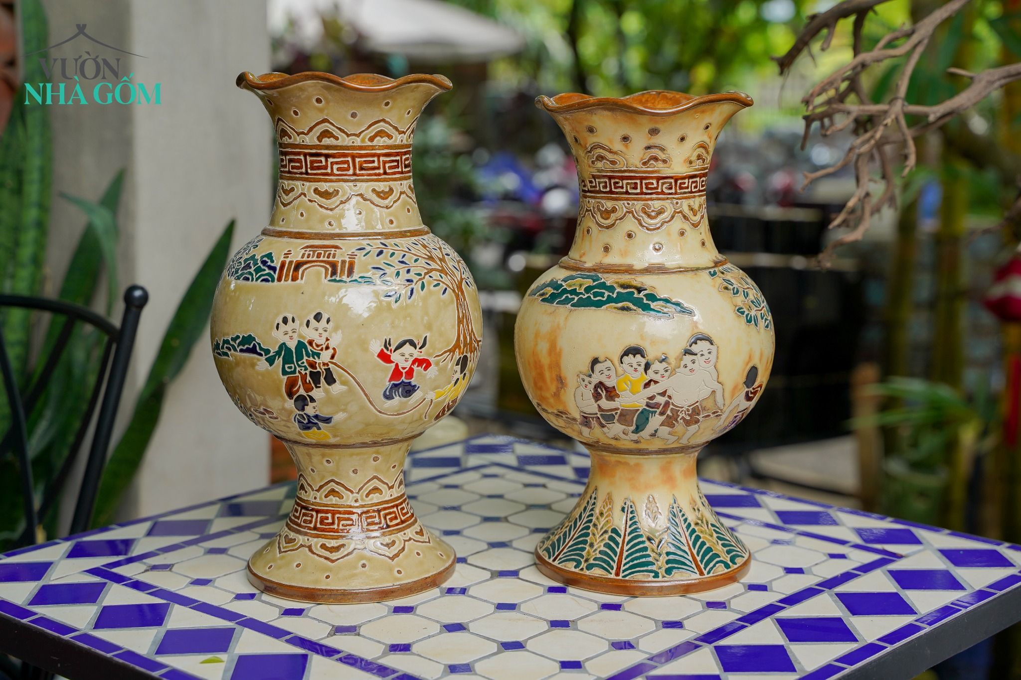 Bình gốm sáng tác độc bản, nghệ nhân Dương Minh Tâm, Xưởng Thủ Biên