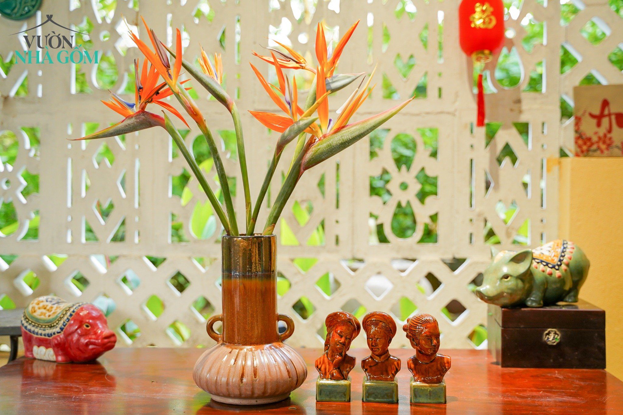 Bình Trụ Hai Quai C28 x R10cm (Cái) - SP001658