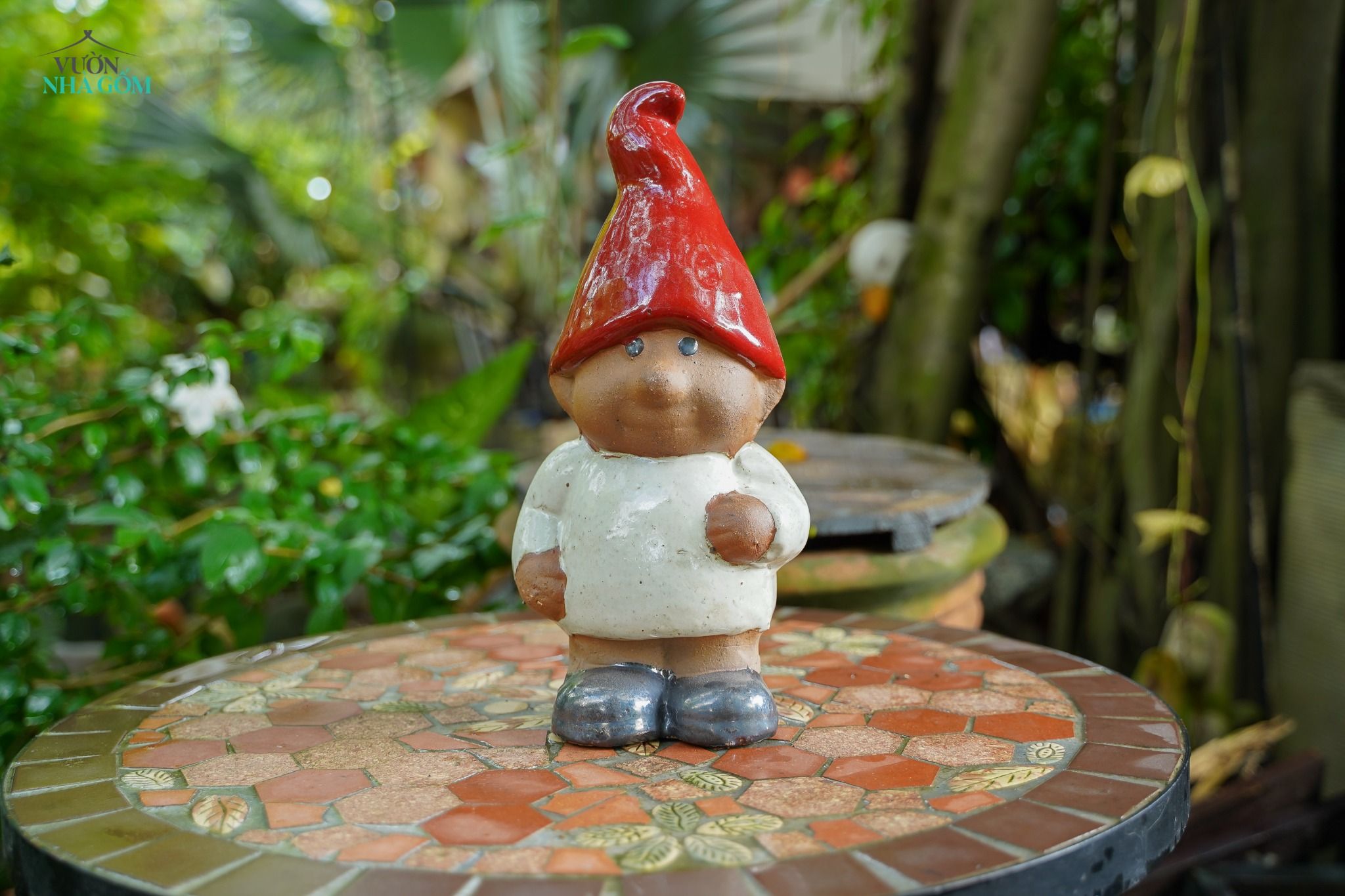 Chú lùn Noel dáng đứng, C34 cm x R15 cm