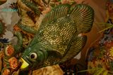  Cá Tai Tượng lọng xanh đồng, trang trí lọng đèn, gốm thủ công mỹ nghệ Nam Bộ, C48xD45 cm 