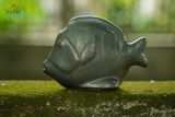  Cá dẹp miệng rộng, gốm Nam Bộ, D17 cm 