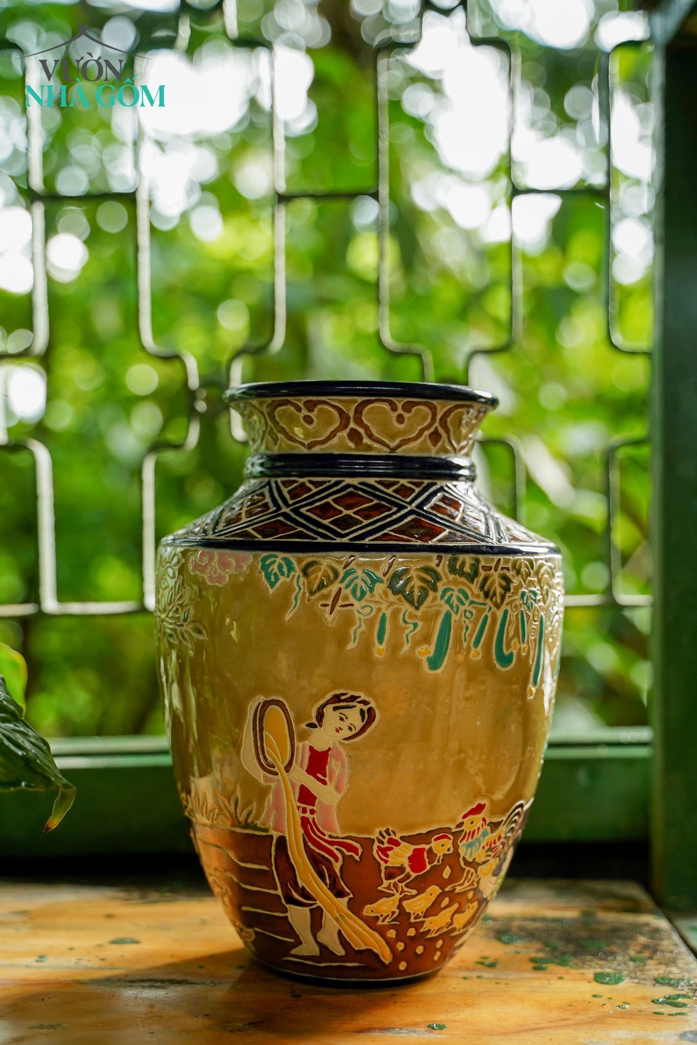 Bình sáng tác độc bản, nghệ nhân Dương Minh Tâm