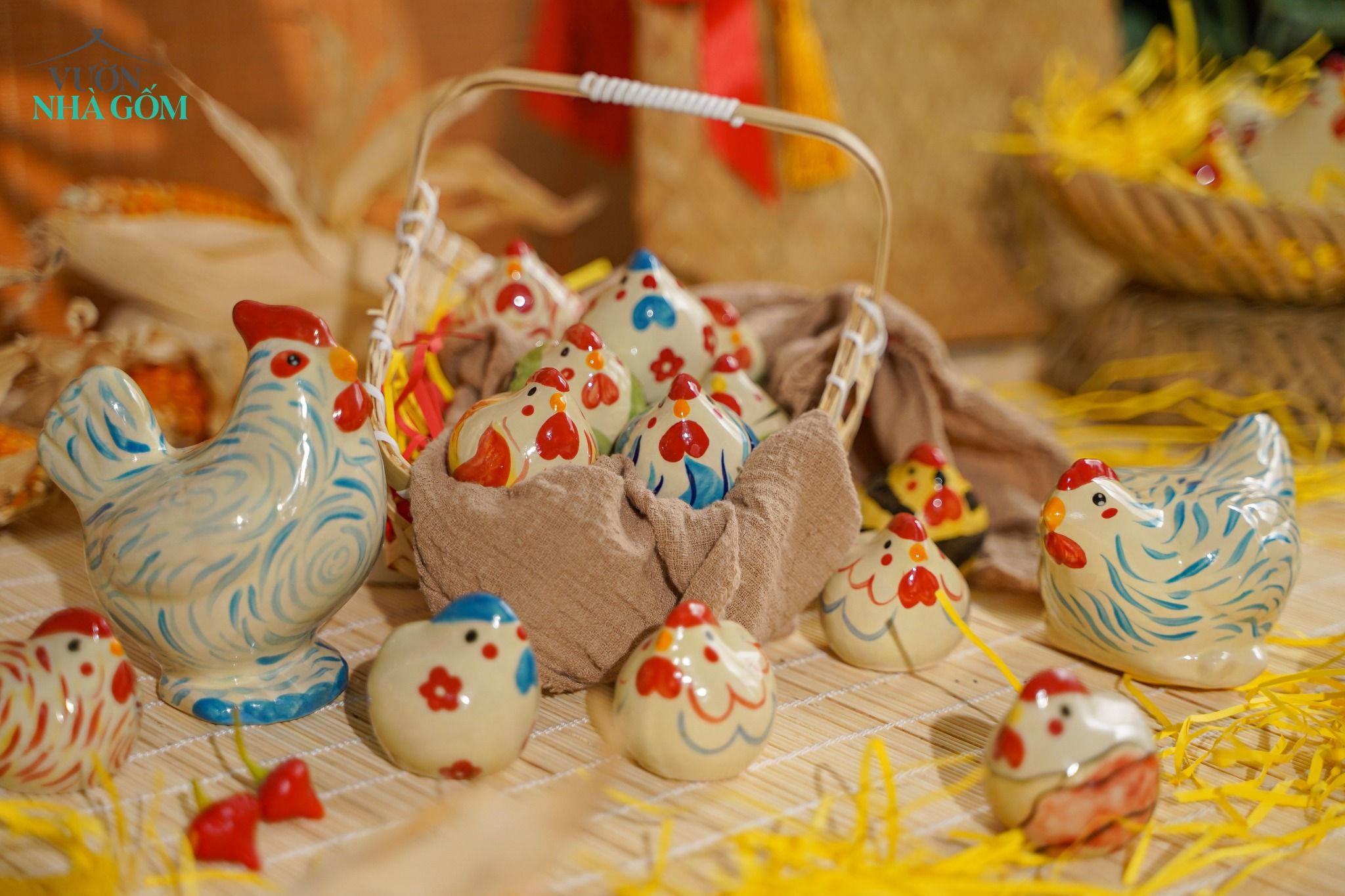 Sắc Xuân Ất Tỵ | BST Gia Đình Gà Nhí Ngộ Nghĩnh, Món Quà Dễ Thương Đầu Năm Mới