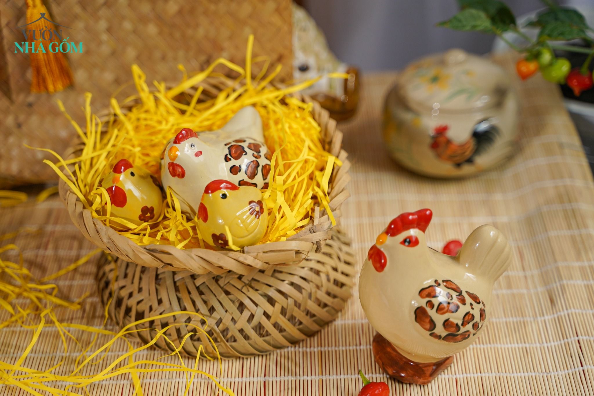 Sắc Xuân Ất Tỵ | BST Gia Đình Gà Nhí Ngộ Nghĩnh, Món Quà Dễ Thương Đầu Năm Mới