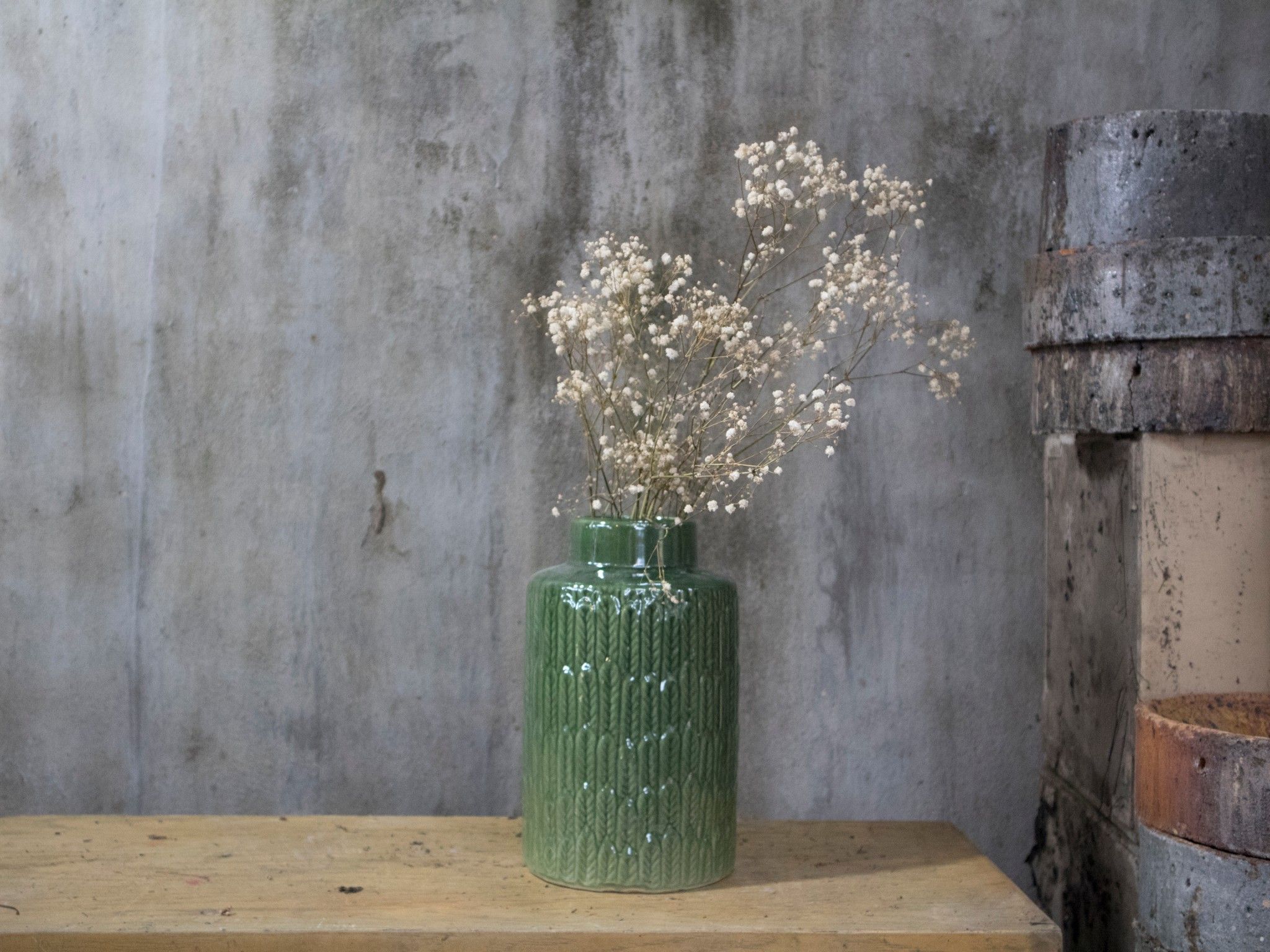 Bình xương cá lớn, H 28cm