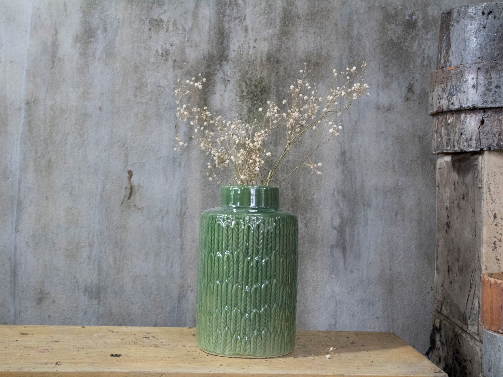 Bình xương cá lớn, H 28cm