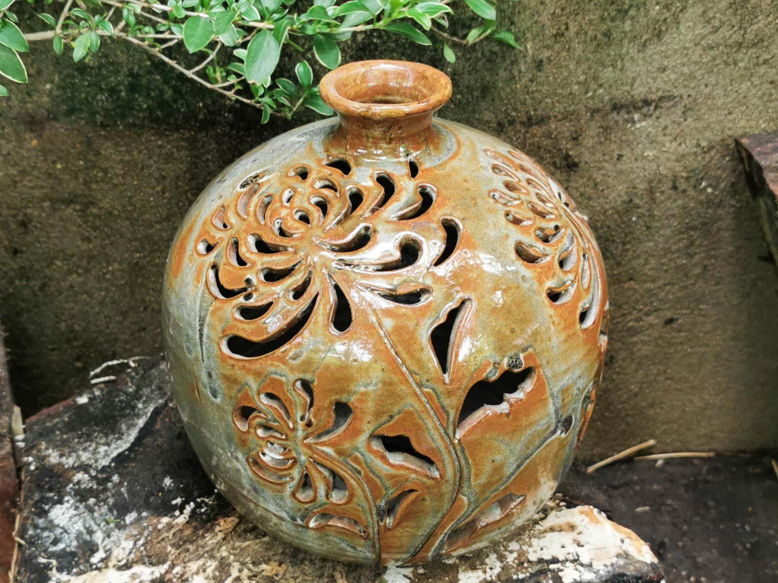 Bình lọng bầu cổ ngắn, H18 cm