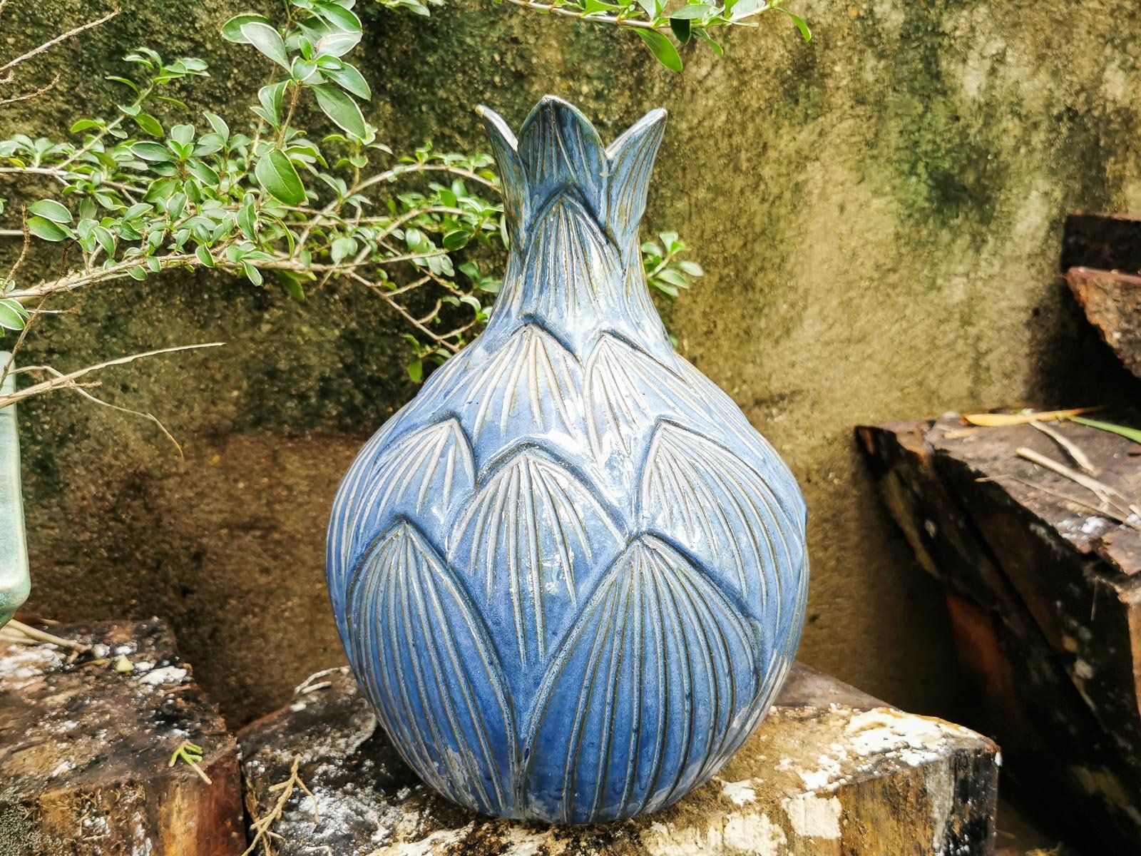 Bình vuốt tay, dáng búp sen, H23cm- 0121t3n525