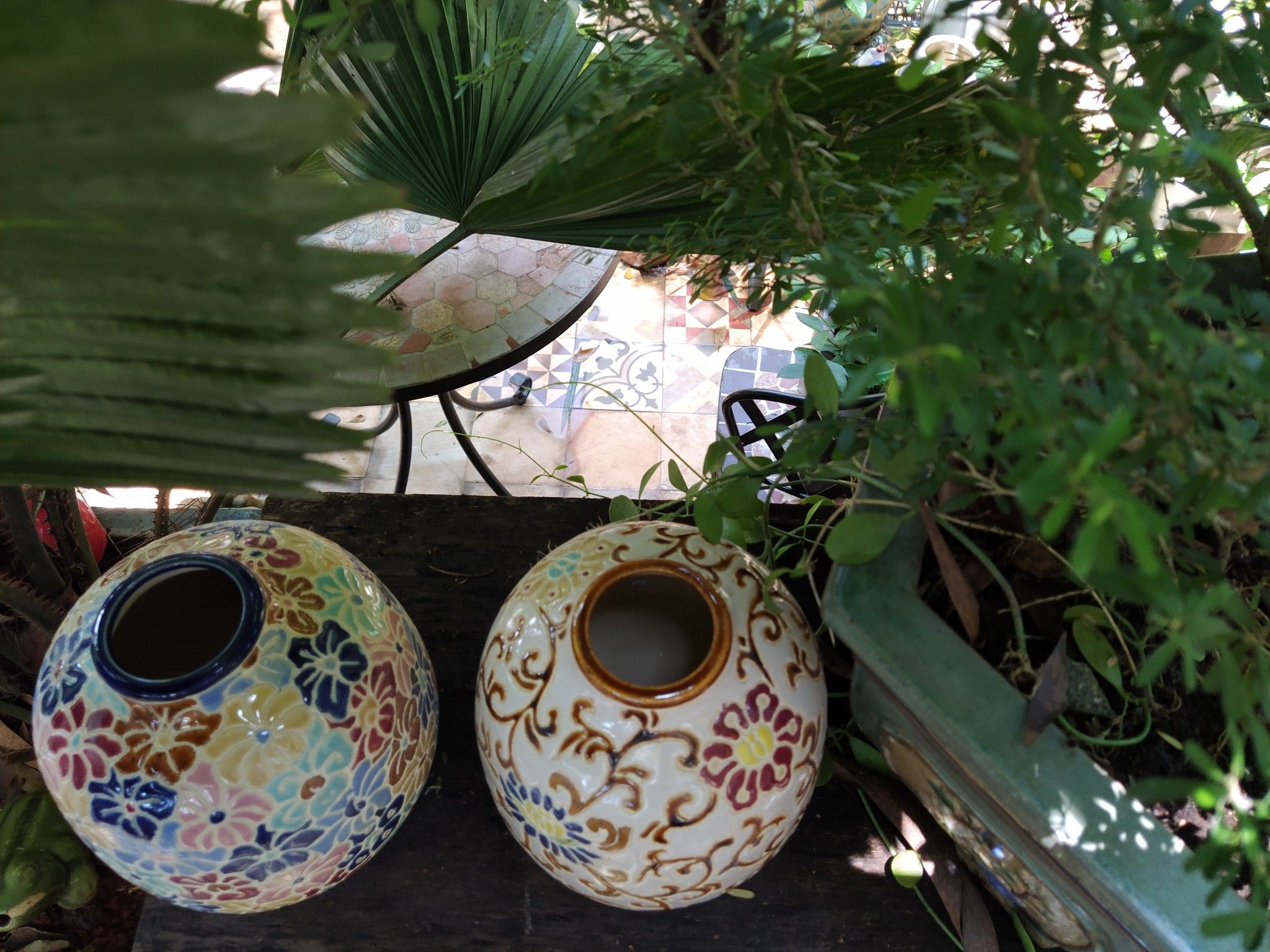Bình tú cầu bách hoa nhỏ, C17xR17 cm