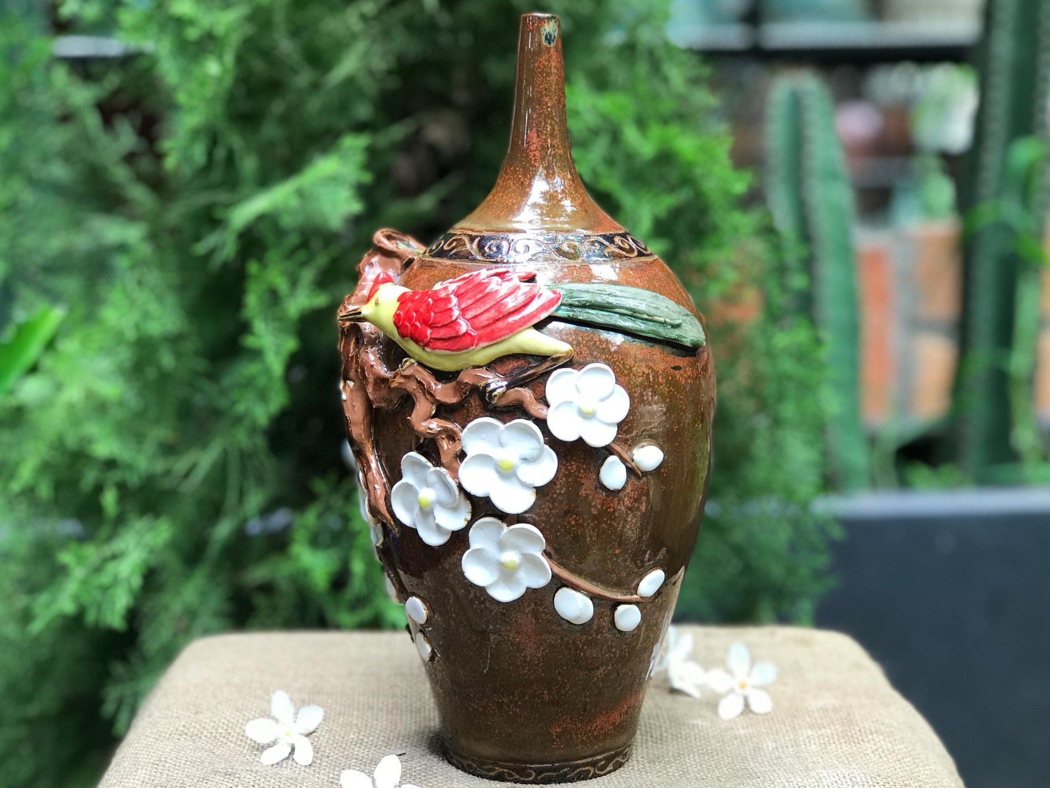 Bình cổ nhọn Art, C35 cm