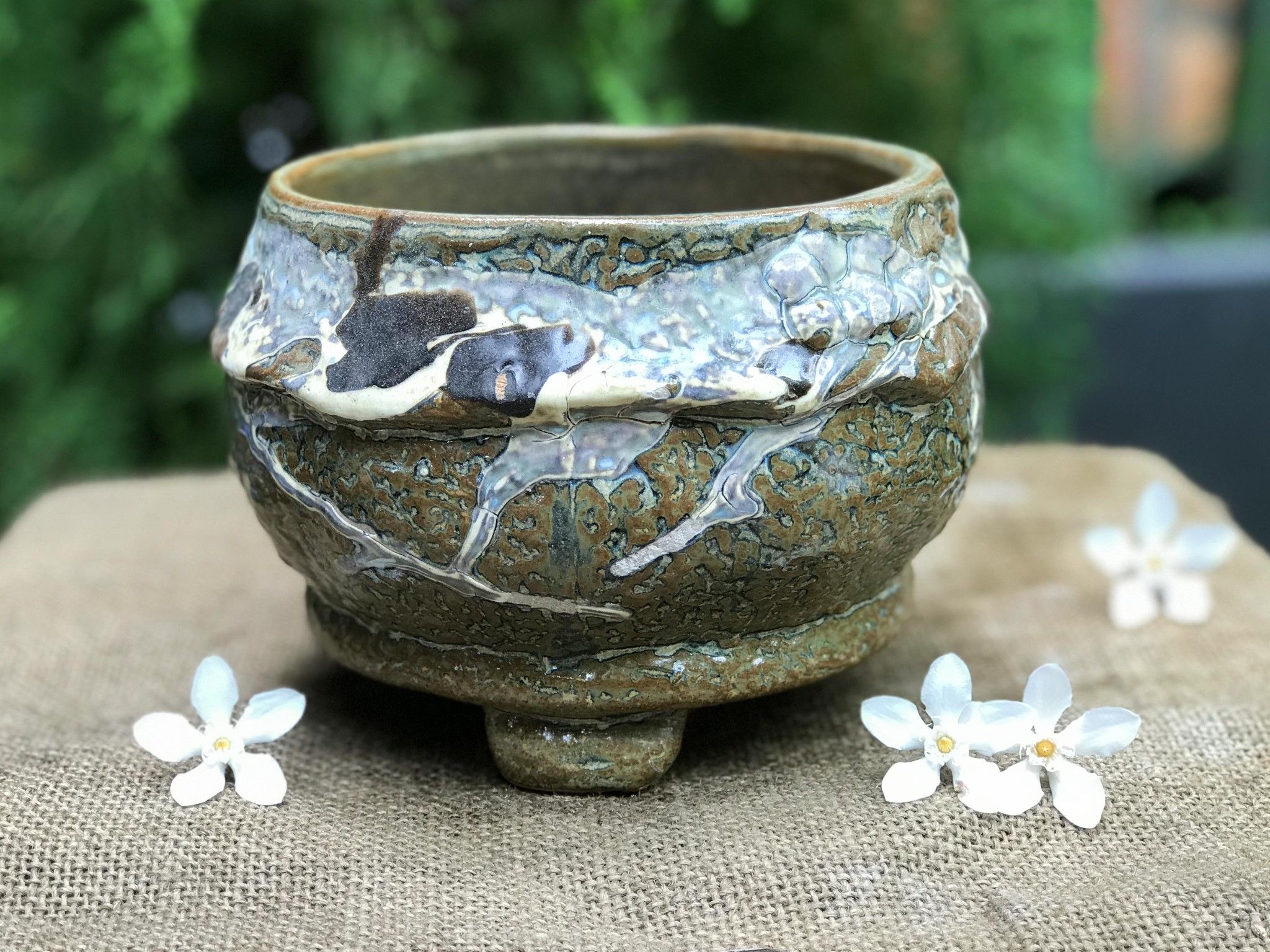 Chậu bonsai Kim 808, R16xC12 cm