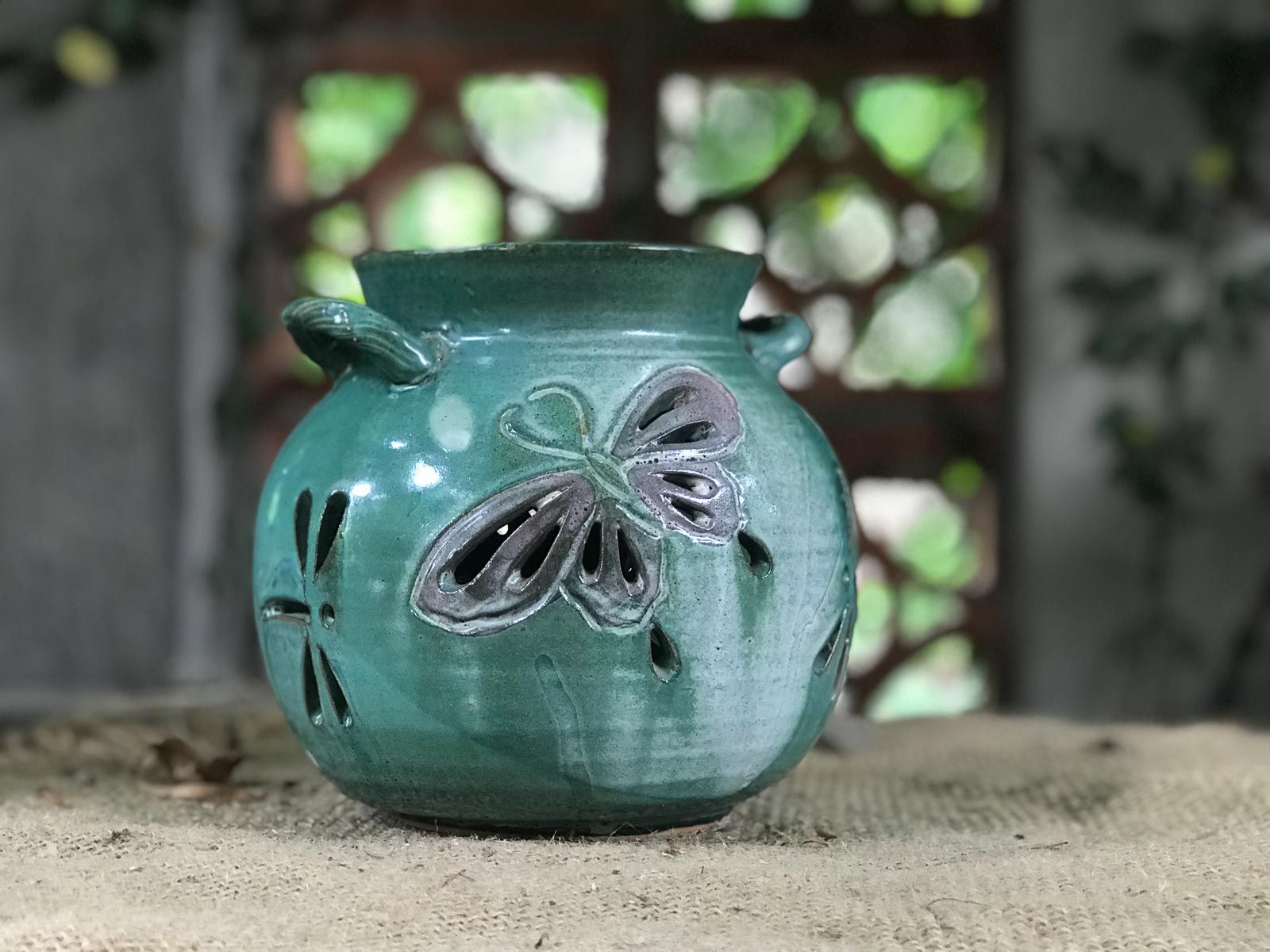 Bình lọng, 2 quai, H15 cm