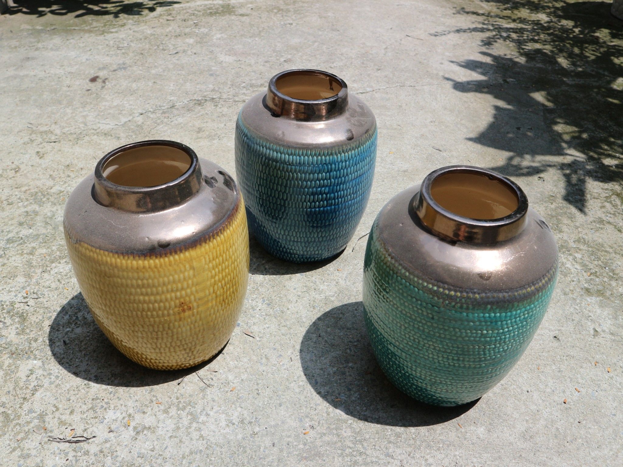 Bình nút cổ lùn, H28cm