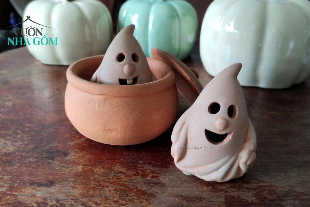 Tượng ma ham chơi trang trí Halloween, H10 cm- SP000246