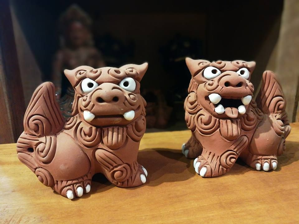 Tượng shisa lớn, C8 x D 10cm