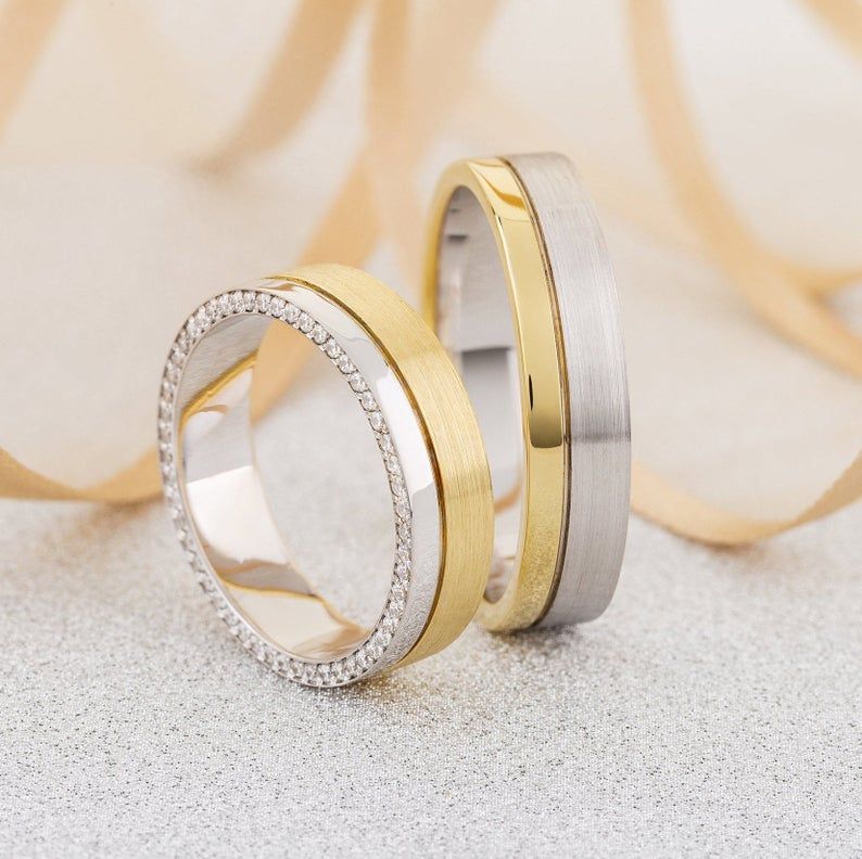 Nhẫn Cưới Vàng 10k/14k/18k Đính Đá Moissanite Mã Số NC_JEW_18_0609