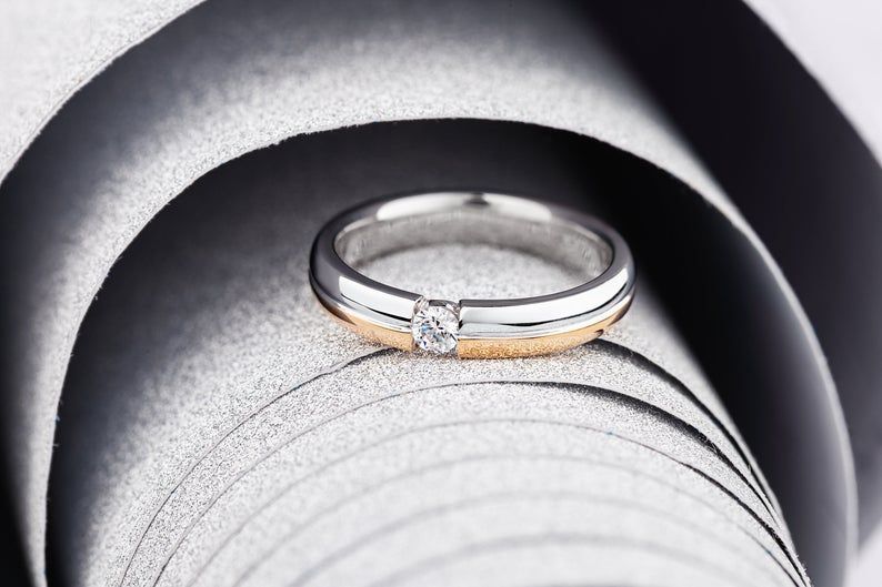 Nhẫn Cưới Vàng 10k/14k/18k Đính Đá Moissanite Mã Số NC_JEW_14_0609