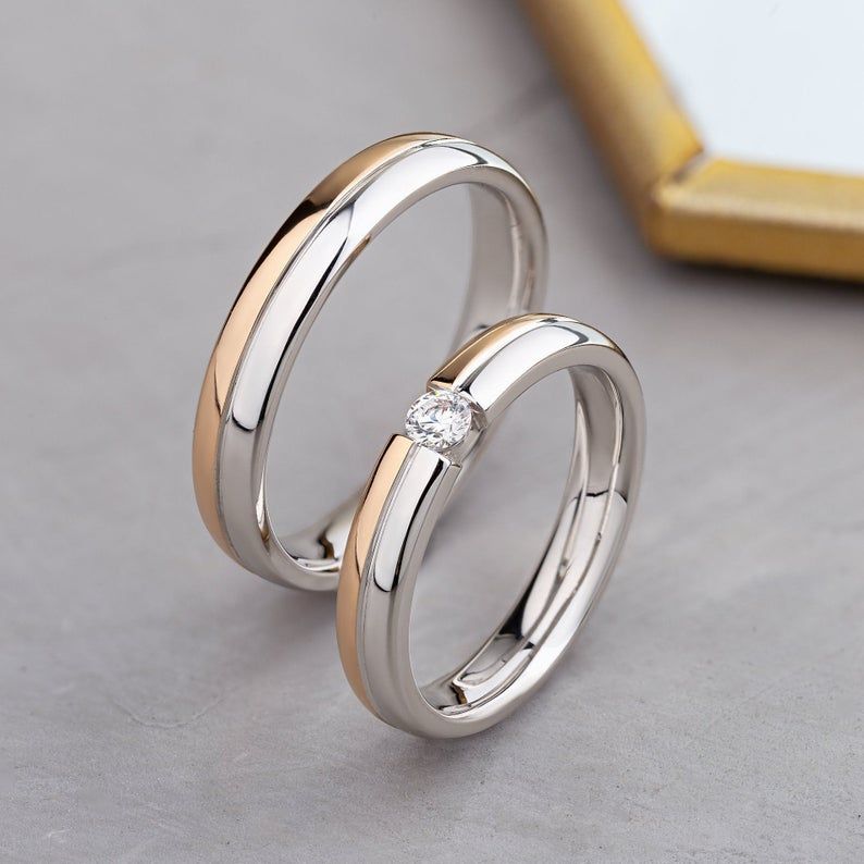 Nhẫn Cưới Vàng 10k/14k/18k Đính Đá Moissanite Mã Số NC_JEW_14_0609