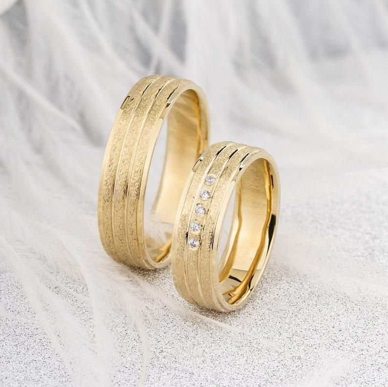 Nhẫn Cưới Vàng 10k/14k/18k Đính Đá Moissanite Mã Số NC_JEW_04_0609