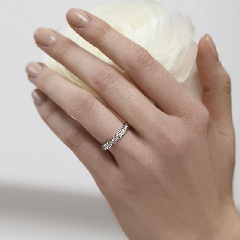 Nhẫn Cưới Vàng 10k/14k/18k Đính Đá Moissanite Mã Số NC_JEW_06_0609
