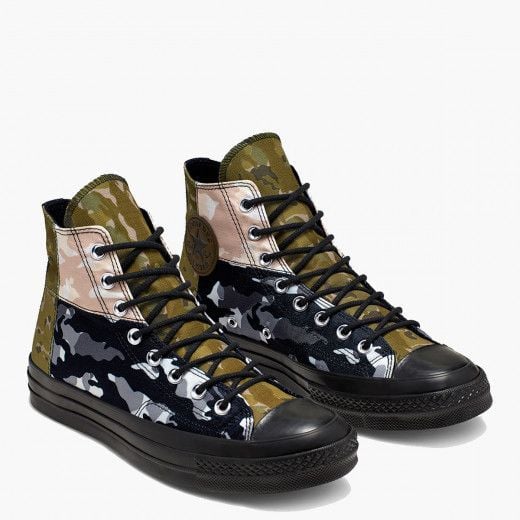 Chuck Taylor All Star 70 Blocked Camo High Top Surplus Olive Surplus O H TH NG C A HANG TH I TRANG NEWBOX