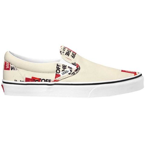 Vans Classic Slip-On Packing Tape Blanc , Sku : VN0A4U38WN4