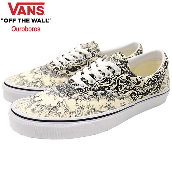 Vn0a4u38wt8 Vans Classic Slip-On Ouroboros Unisex Sneakers White - Main Image