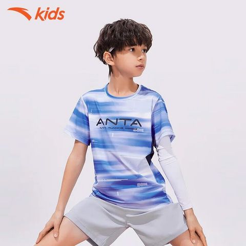 Áo phông thể thao bé trai Anta Kids W352325163-1