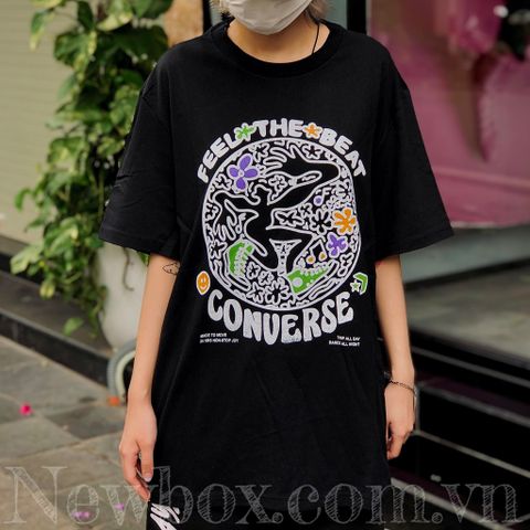 CONVERSE ABSTRACT DANCE TEE BLACK - 10023456_001