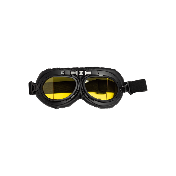 Kính goggles phi công vàng basic