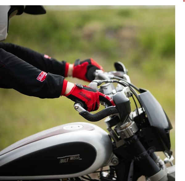 Găng tay biltwell moto black/red