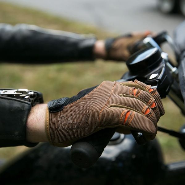 Găng tay biltwell moto brown/orange