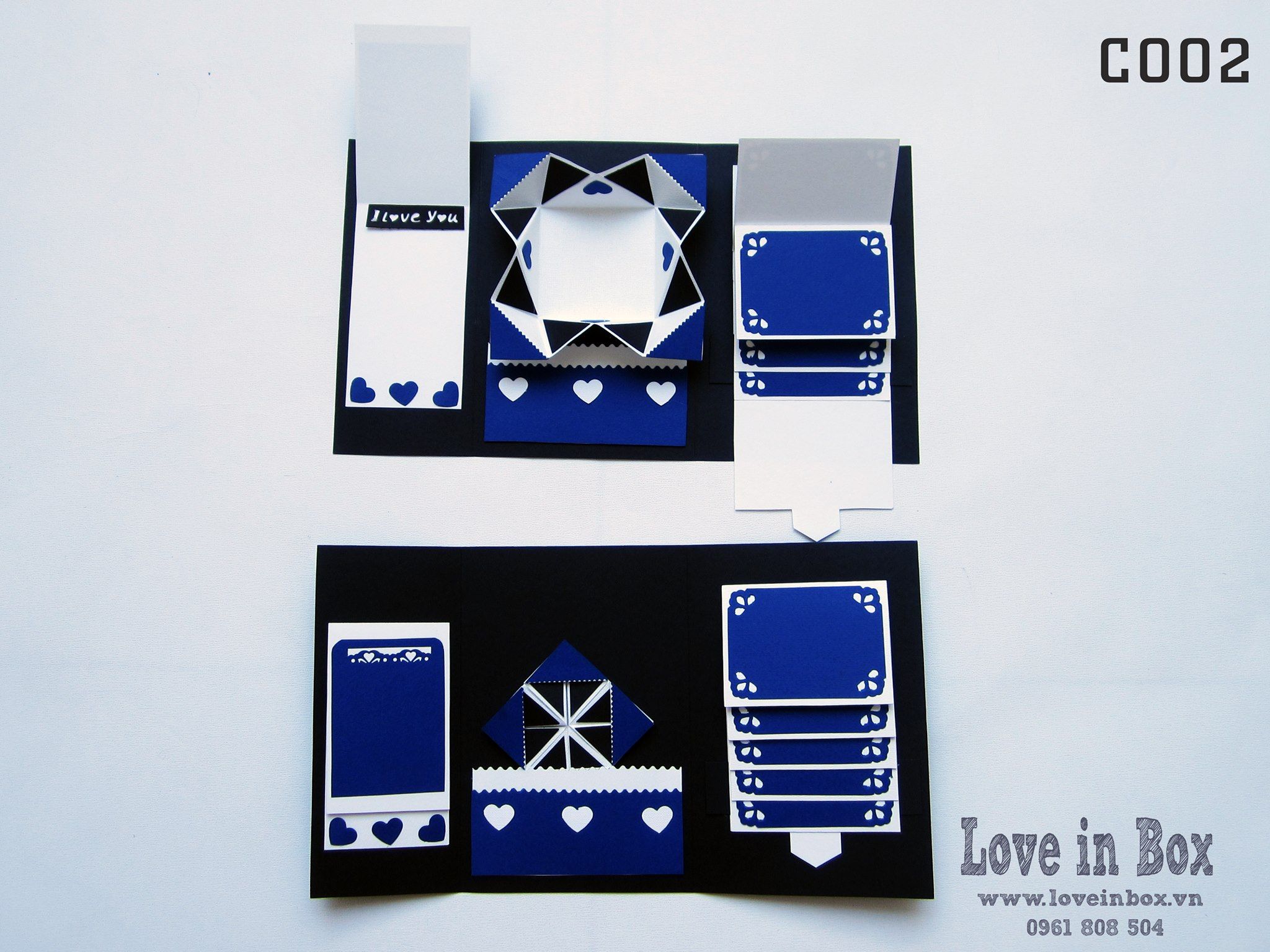 Thiệp Scrapbook Origami